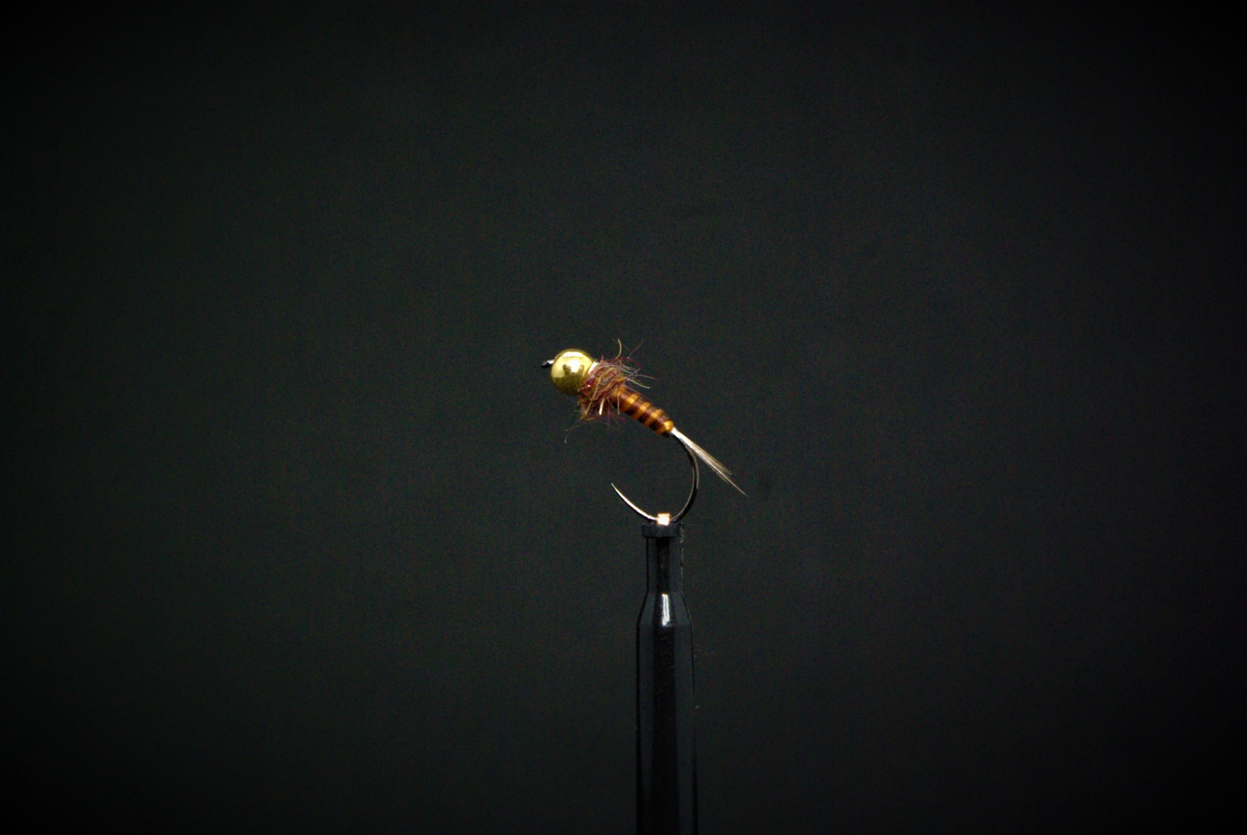 Nymphe vinyle rib marron et orange